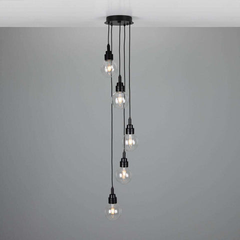 Bo Bathroom 5 Drop Cluster Pendant Light