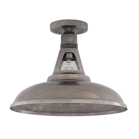 Geneva Industrial Flush Ceiling Light 30cm