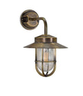 Hanwell Outdoor Wall Light vintage brass outdoor wall lamp with IP65 rating for garden and patio lighting