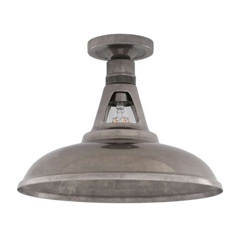 Geneva Industrial Flush Ceiling Light 30cm