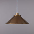 Rio Vintage Modern Brass Pendant Light  Antique Brass