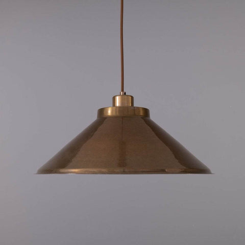 Rio Vintage Modern Brass Pendant Light  Antique Brass
