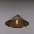 Rio Vintage Modern Brass Pendant Light  Antique Brass