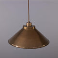 Rio Vintage Modern Brass Pendant Light  Antique Brass