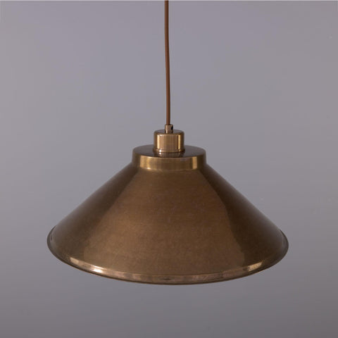 Rio Vintage Modern Brass Pendant Light  Antique Brass