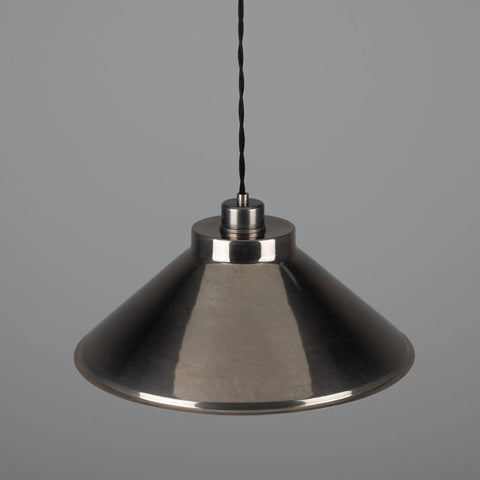 Rio Vintage Modern Brass Pendant Light Antique Silver