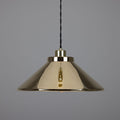 Rio Vintage Modern Brass Pendant Light Polished Brass