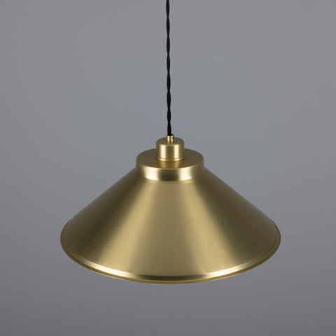 Rio Vintage Modern Brass Pendant Light Satin Brass