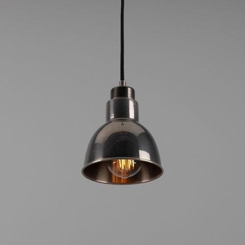 Baku Vintage Brass Pendant Light Antique Silver