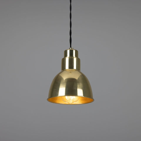 Baku Vintage Brass Pendant Light Polished Brass