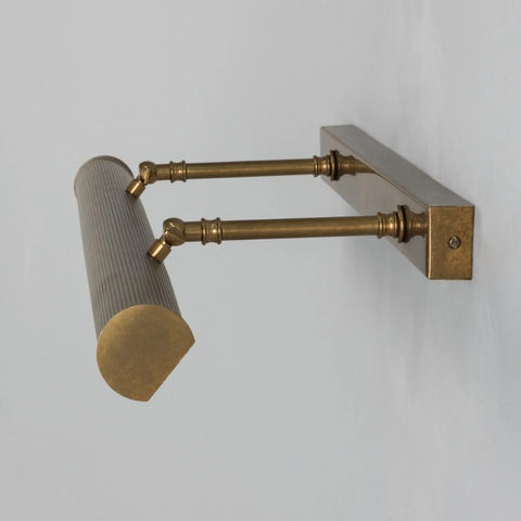 Cambridge Adjustable 60.5cm Reeded Brass Picture Light
