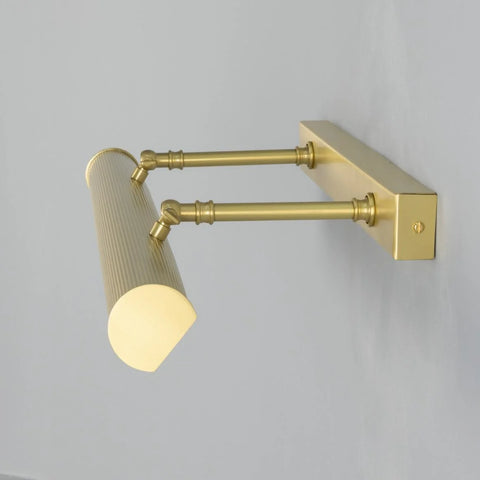 Cambridge Adjustable 60.5cm Reeded Brass Picture Light