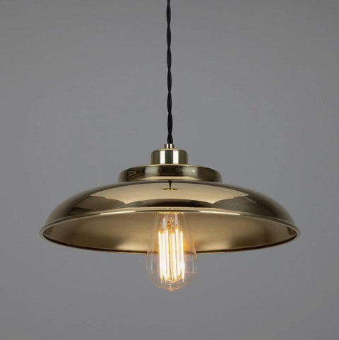 Telal Brass Factory Pendant Light Polished Brass