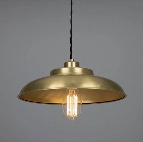 Telal Brass Factory Pendant Light Satin Brass