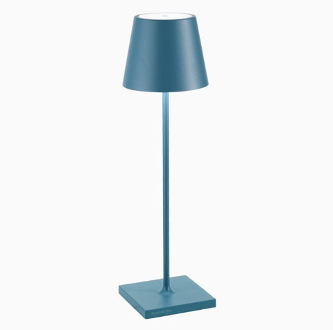 Zafferano Poldina Pro Rechargeable Blue Avio Table Lamp